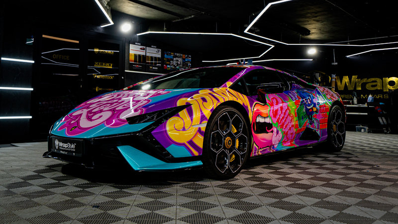 Lamborghini Huracan Tecnica - Pop Art Wrap