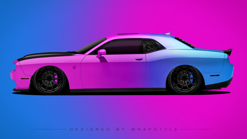 Dodge Challenger - Gradient Design - cover small